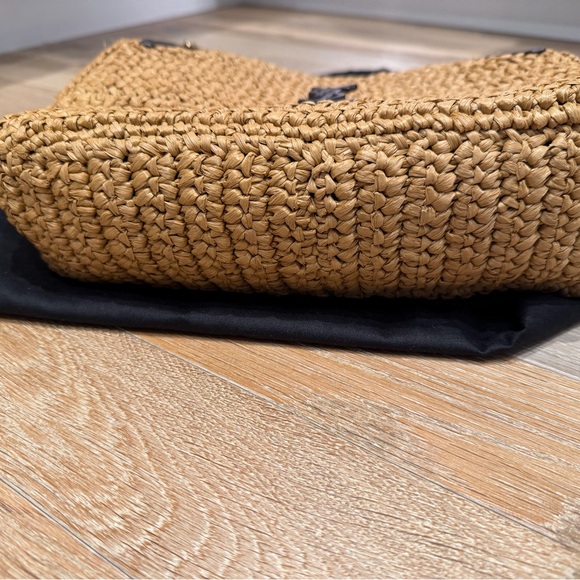 Yves Saint Laurent Brown Woven Shoulder Niki Bag - Picture 16 of 16